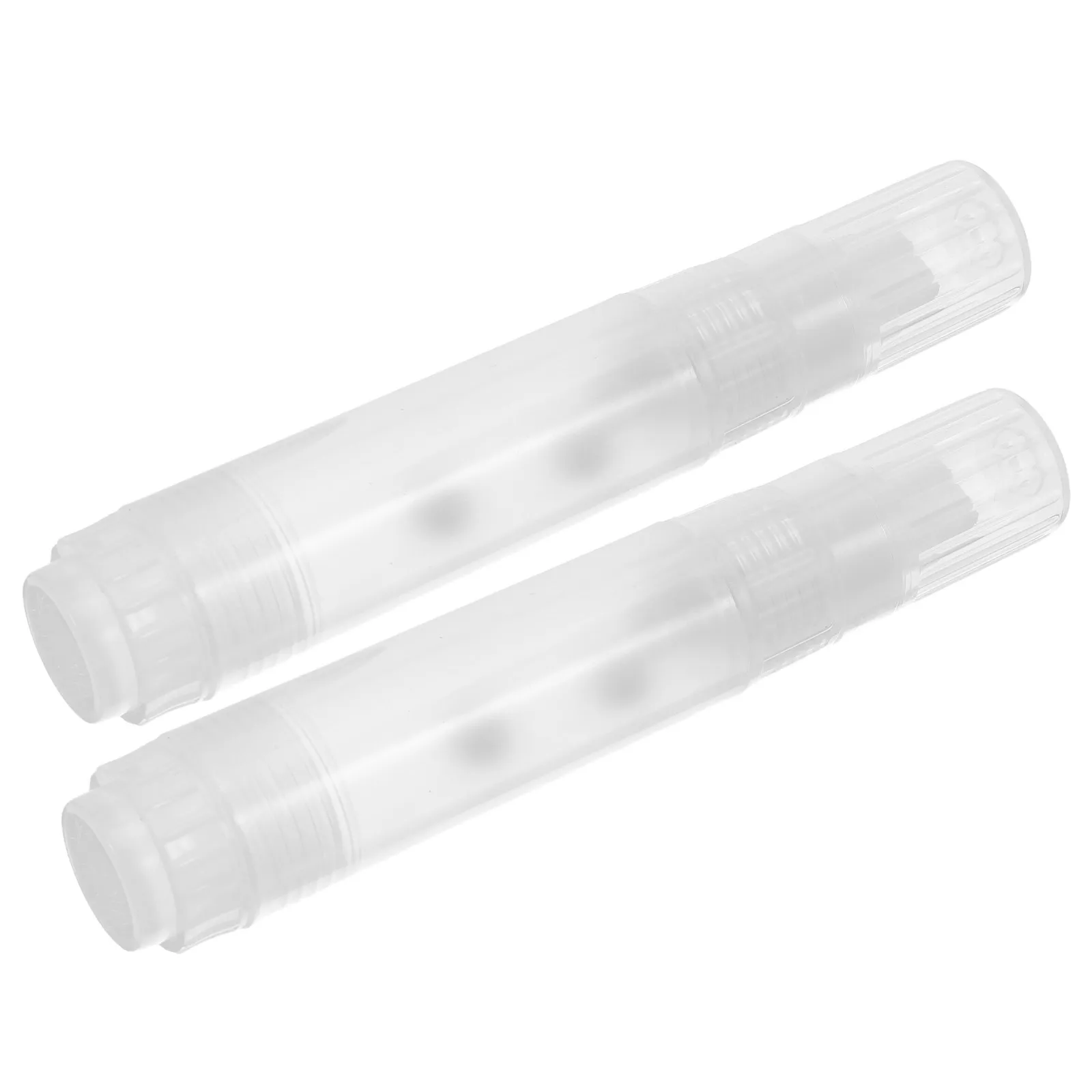 

2Pcs Refillable Paint Pens Empty 10Mm Flat Tip White Acrylic Markers for Wood Metal Plastic Outdoor Graffiti Empty Paint Pens
