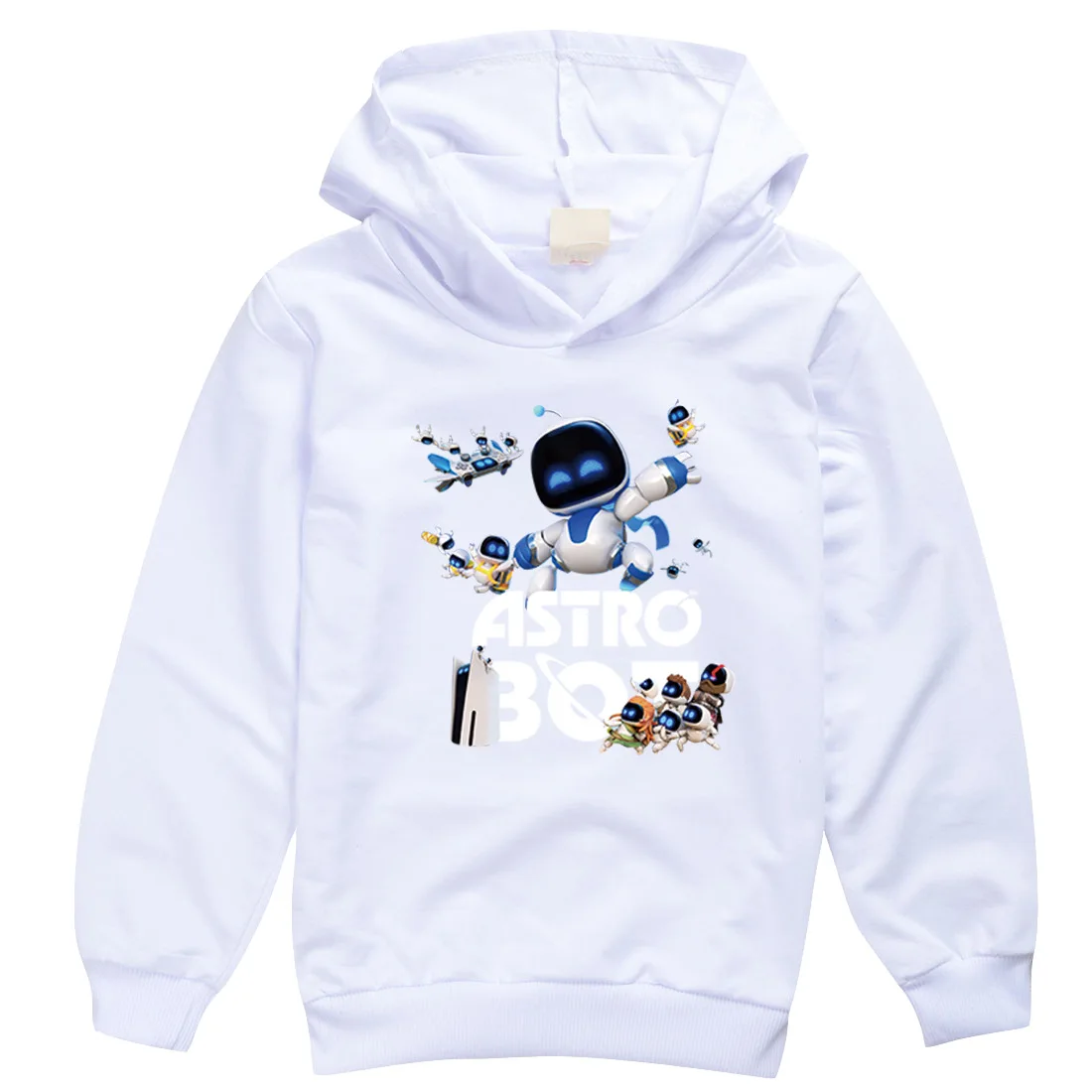 Game Astro Bot Hoodie Children Comic Clothes for Teens Girl Pullover Long Sleeve Coats Boys Soft Fabric Outerwear Kids Clothing