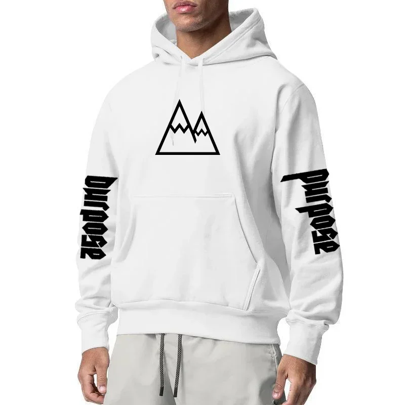 Triangular Geometry Printed Hoodie For Men Women Street Hip Hop Sweatshirt Spring Autumn Oversized Long Sleeve Streetwear