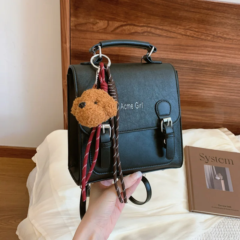 

Новый корейский женский рюкзак 2025 года, стильный студенческий стиль, персонализированная ручная/сумка через плечо, модный повседневный стиль