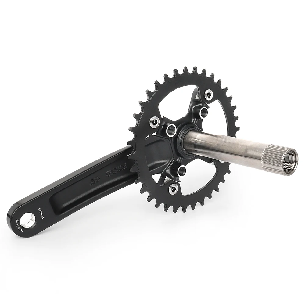 RACEWORK XT 9/10/11 Speed MTB จักรยาน Crankset 170/175MM Hollow Integrated Crank 104BCD 32/34/36/38T Chainwheel จักรยานอะไหล่