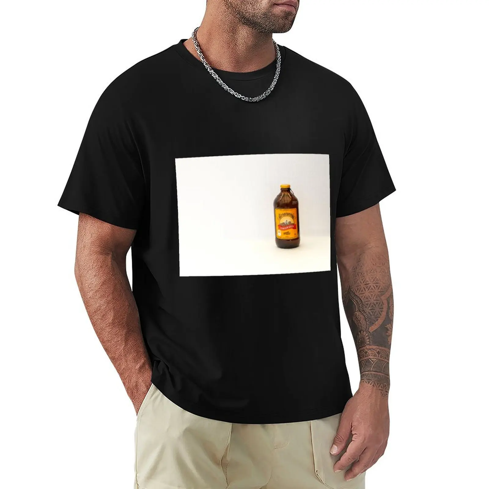 Camiseta Ginger Beer de secado rápido para entrenamiento, camiseta de manga corta