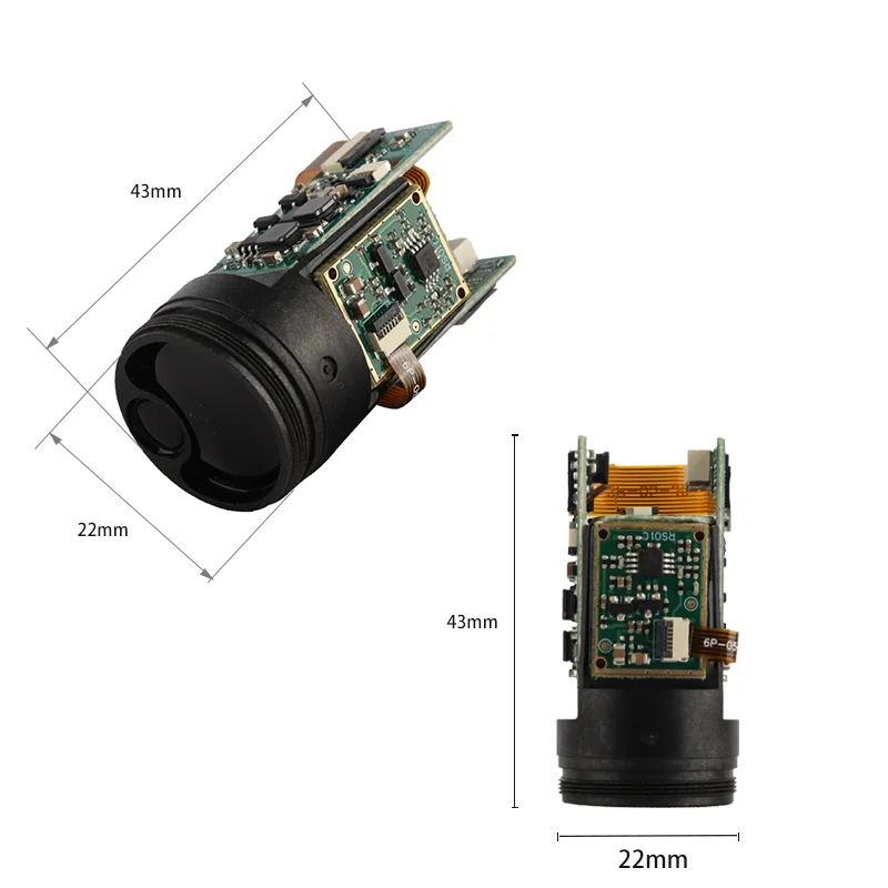 Meskernel Small OEM/ODM Laser Rangefinder Module 1500m TTL/RS232/RS485 Laser Range Finder Module Sensor