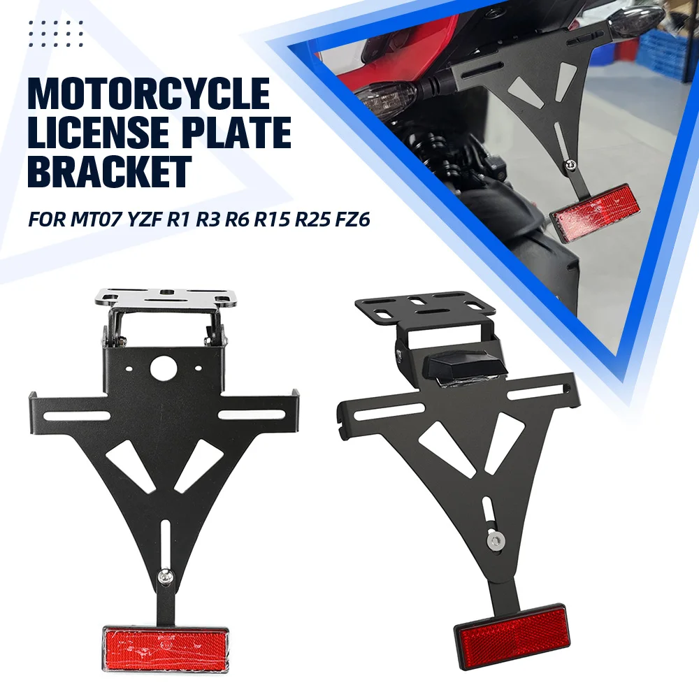 

Motorcycle License Plate Holder Tail Light Bracket Fender Eliminator For Honda CBR1000R For Yamaha Yzf R1 R3 R6 R15 R25 Fz6 MT07
