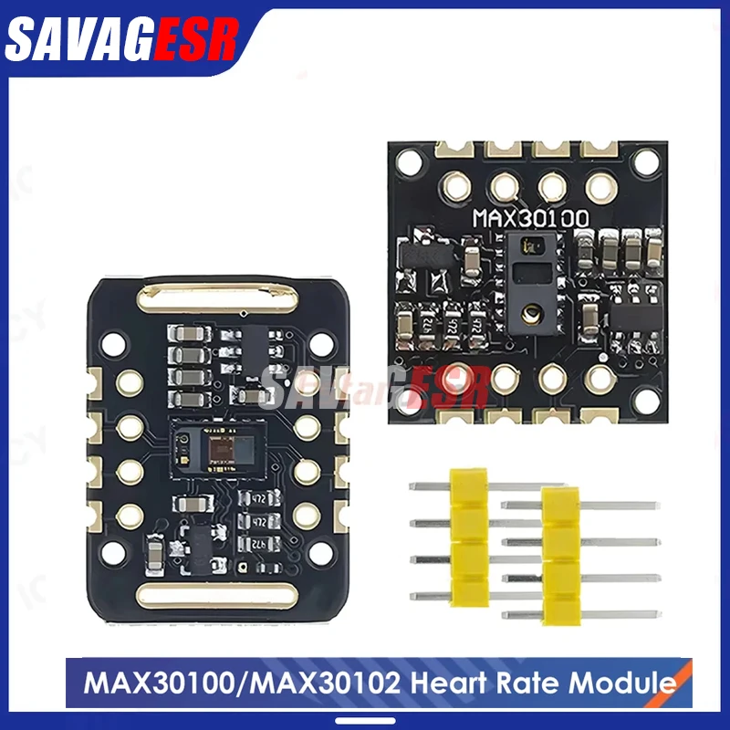 1-10pcs MAX30102 MAX30100 Sensor Module, Heart Rate Blood Oxygen Monitor, Pulse Oximeter with I2C Interface for ESP32 DIY