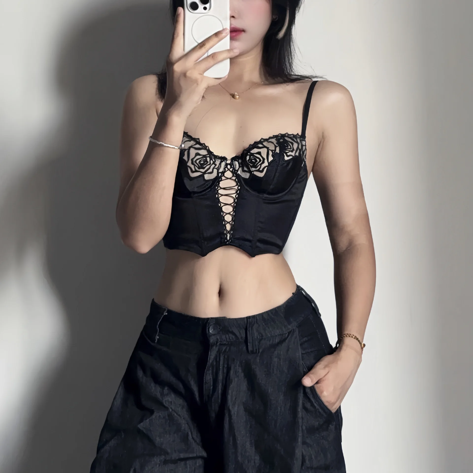 Floral Embroidery Extended Women Fashion Waistcoat Underwear Thin Small Cup Bra And Panty Sets Push Up Adjustable Girls Lingerie