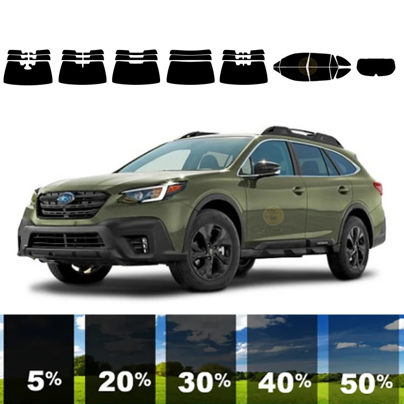 

precut Removable Window Tint Film For Car 100% UVR 5%-35%VLT Heat Insulation Carbon ﻿For SUBARU OUTBACK 4 DR WAGON 2020-2024