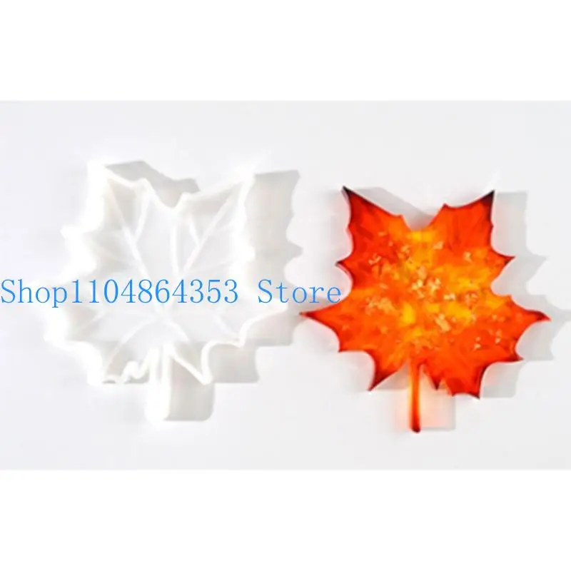 652F 3PCS/Set Silicone Resin Molds Maple Resin Casting Mold Home Decor Crystal Silicone DIY Epoxy Mould Maple