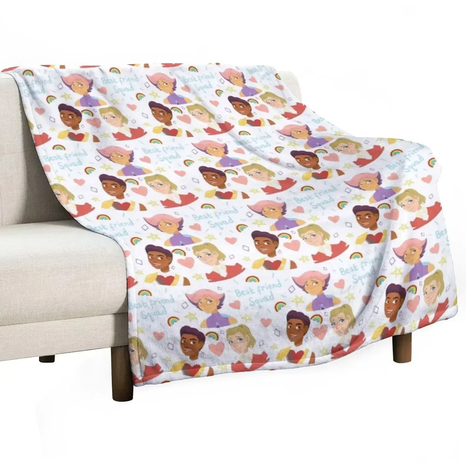 

Best Friend Squad She-Ra pattern Throw Blanket Luxury Designer Picnic Beautifuls christmas gifts Blankets