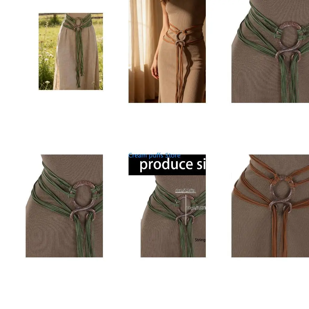 50LE Metallic Girdle for Cosplay and Modern Fashion Combinations Halloween Cosplay