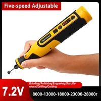 7.2V 8000-28000RPM Wireless Drill Micro Rotary Tool for Engraving Rechargeable Cordless Electric Drill Griding Drilling Machine