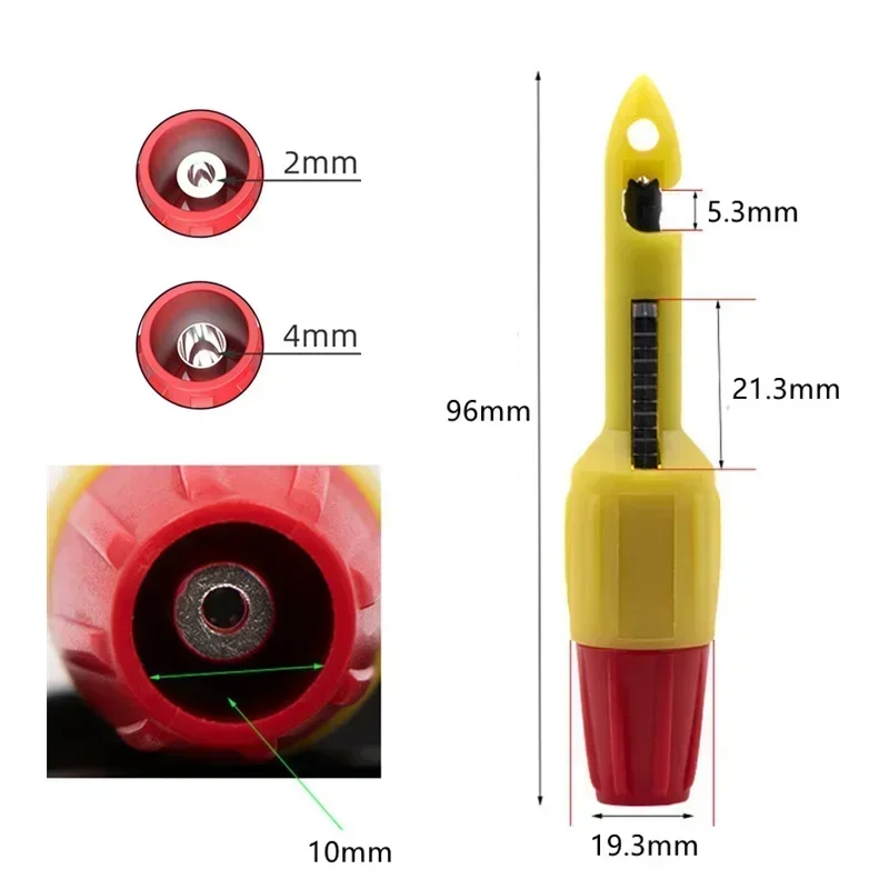 Automotive Car Repair Insulation Wire Piercing Puncture Probe With 2Mm Socket Detecting Circuit Voltage Test Tool