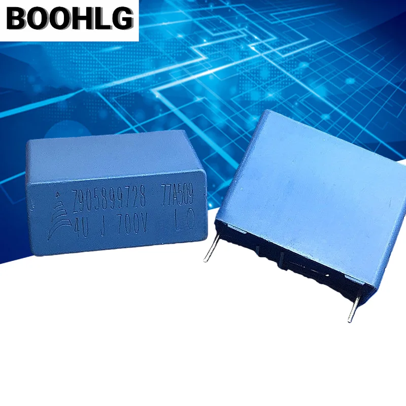 2-piece pack 700V 405 non-polarized audio capacitor 4.0UF 630V high-end MKP film capacitor