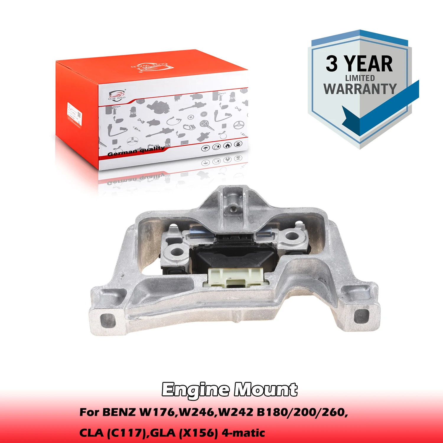 

Engine Mount 2462402517,2462401517,2462401717 For MERCEDES-BENZ W176,W246,W242 B180/200/260,CLA (C117),GLA (X156) 4-matic