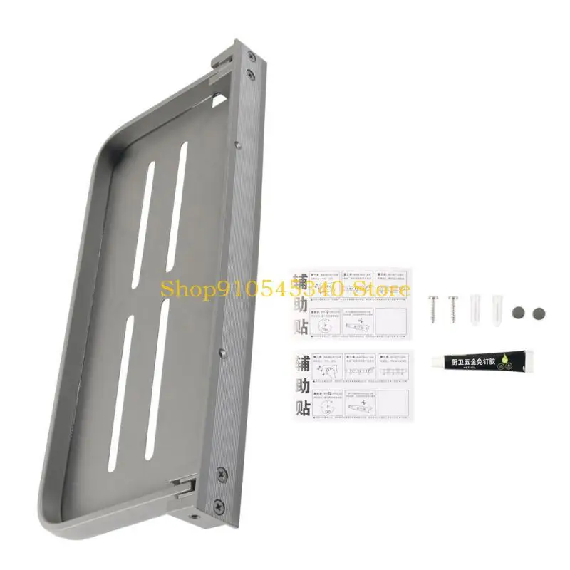 

U2JA Алюминиевая настенная полка Экономия места для автодомов Функция складывания предлагает практичное решение для хранения