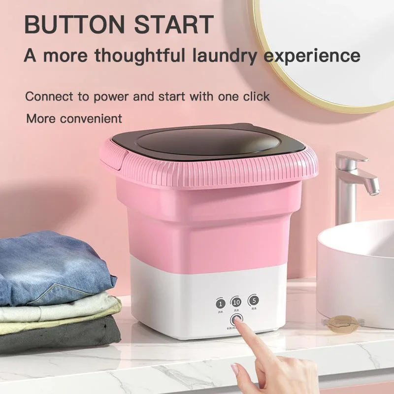 

Baby Care Tools Mini Washing Machine Household Portable Children Sock Panties Travel Washing Machine Small Laundry Bucket