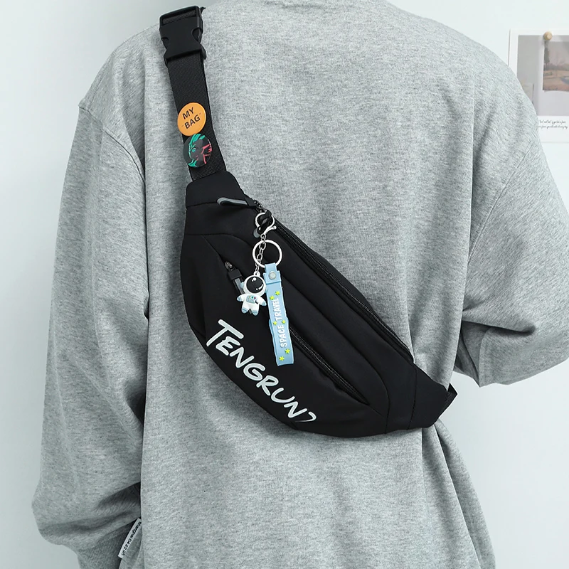 Men's Crossbody Bag 2026 New Fashion Backpack Waist Bag Sports Single Shoulder Bag Riding Bag Small Crossbody Chest Bag