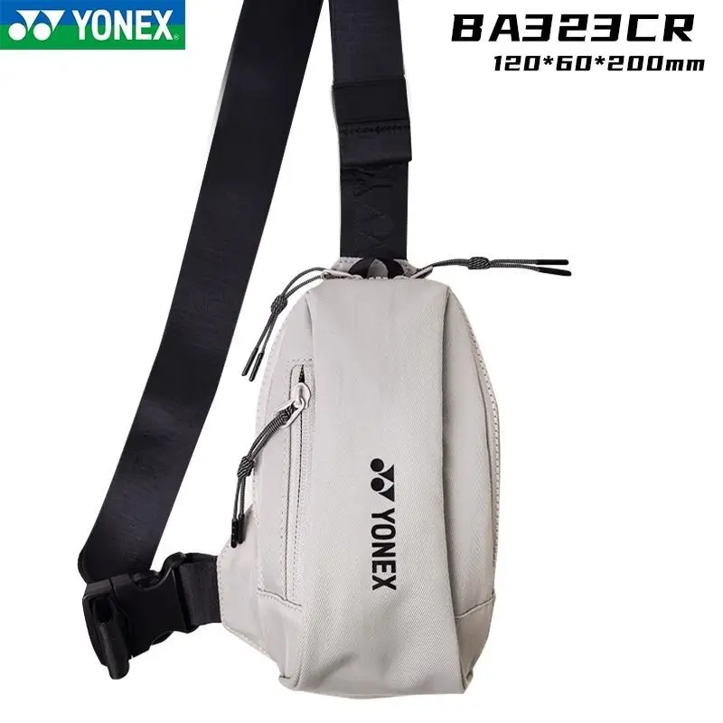 YONEX BA323CR Badminton Sling Crossbody Bag Multi-functional Sports Casual Chest Waist Bag Portable Outdoor Training Storage Bag