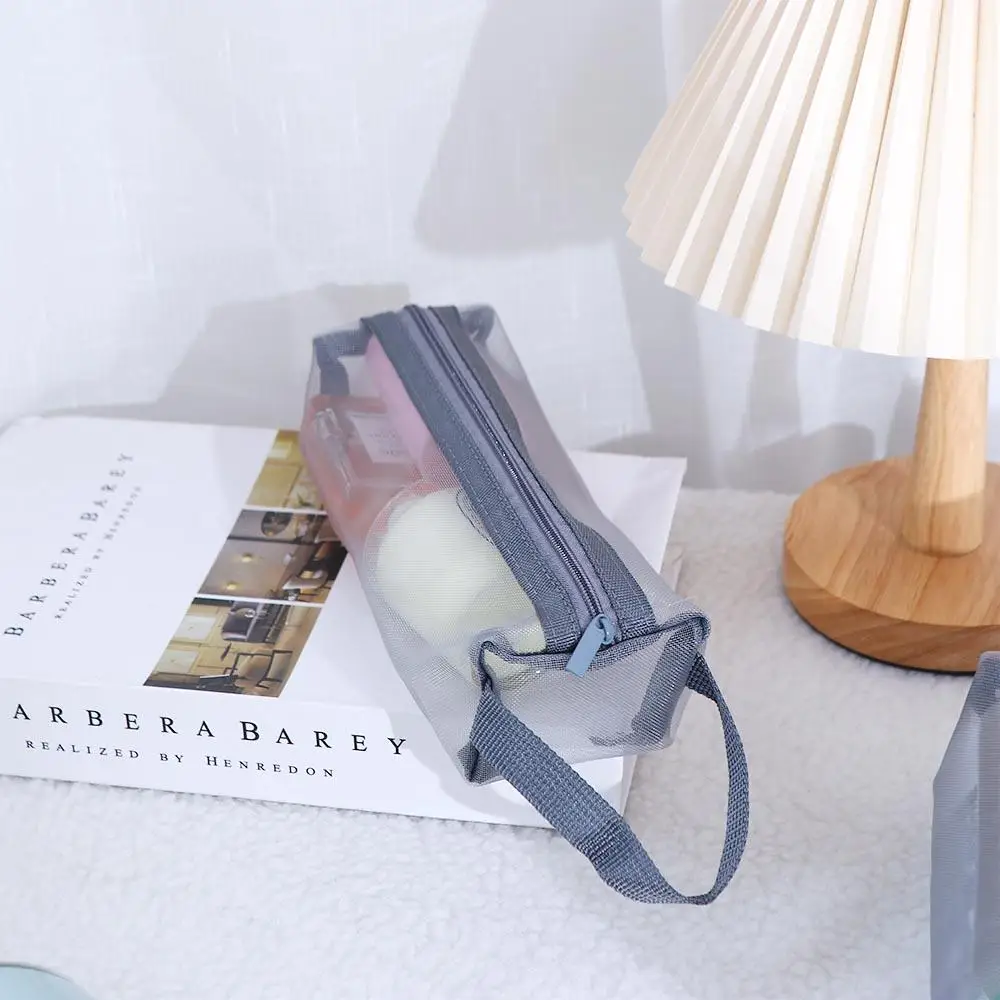 가방 패션 핸드백 투명 대용량 한국 보관 가방 스킨 케어 보관 가방 지퍼 메이크업 가방 여성 화장품 가방