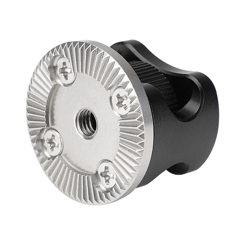 

ARRI gear with 1/4 screw and M6 threaded hole for standard fittings