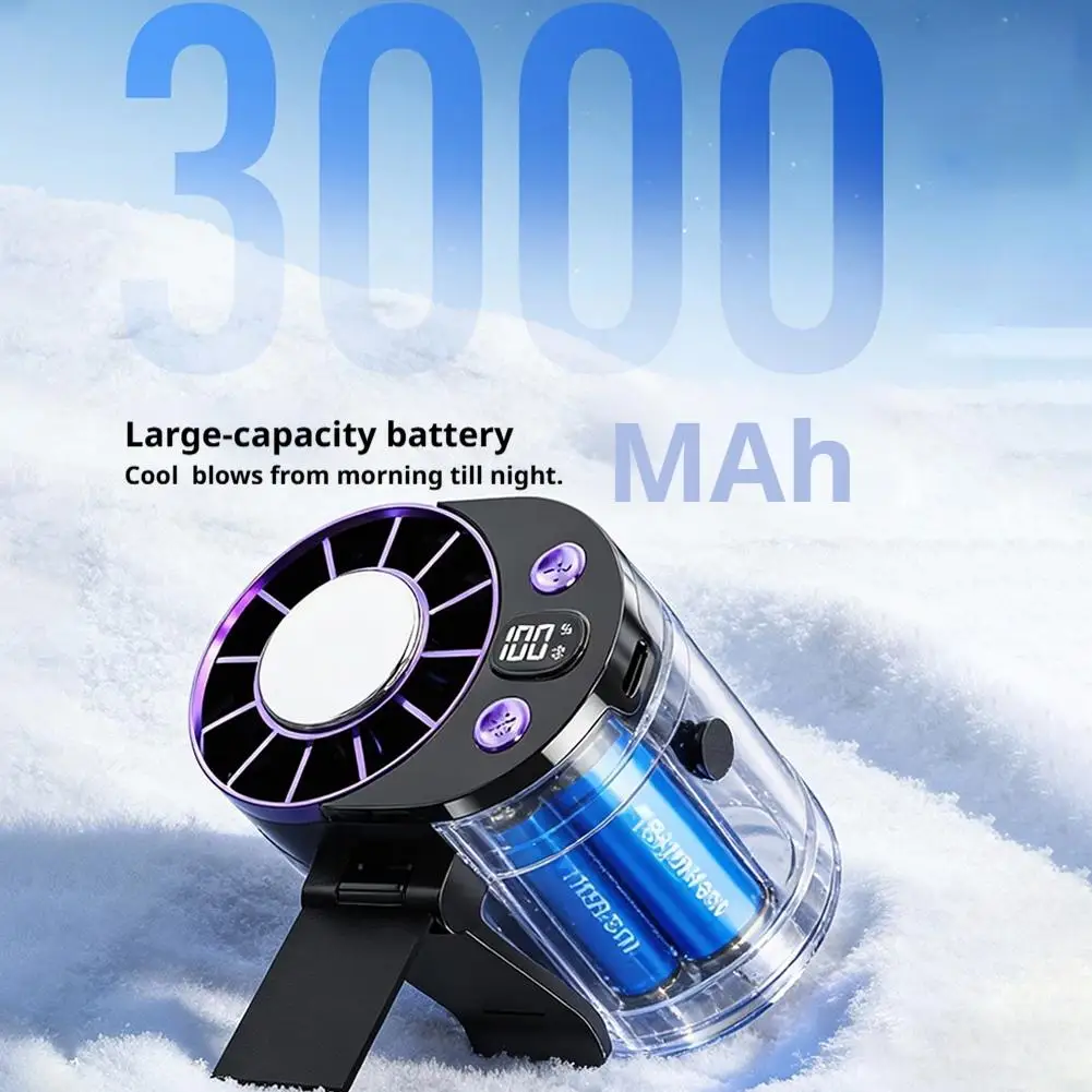 

﻿2026 New Waist Hanging Fan USB Rechargeable Small Neck Cooling Fan Outdoor Cooling Fan Portable Clip Waist Cooling Device