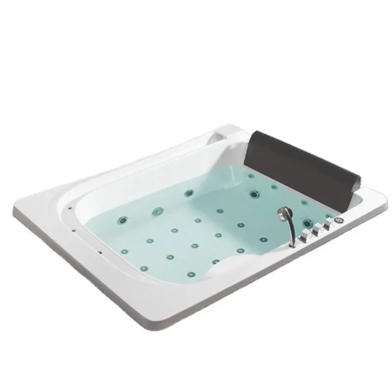 

Embedded colorful air bubble 2 persons massage spa hot tub home bathtub