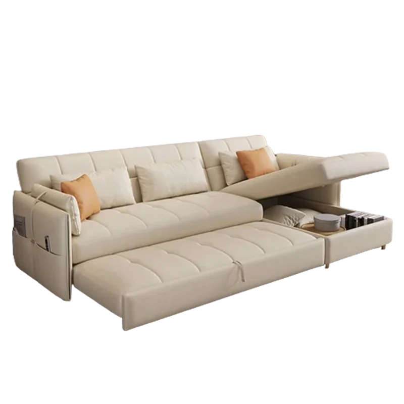 Nordic European Sofas Lounge Kawaii Storage Modułowe składane sofy do salonu Białe relaksujące канапе Convertible Home Furniture