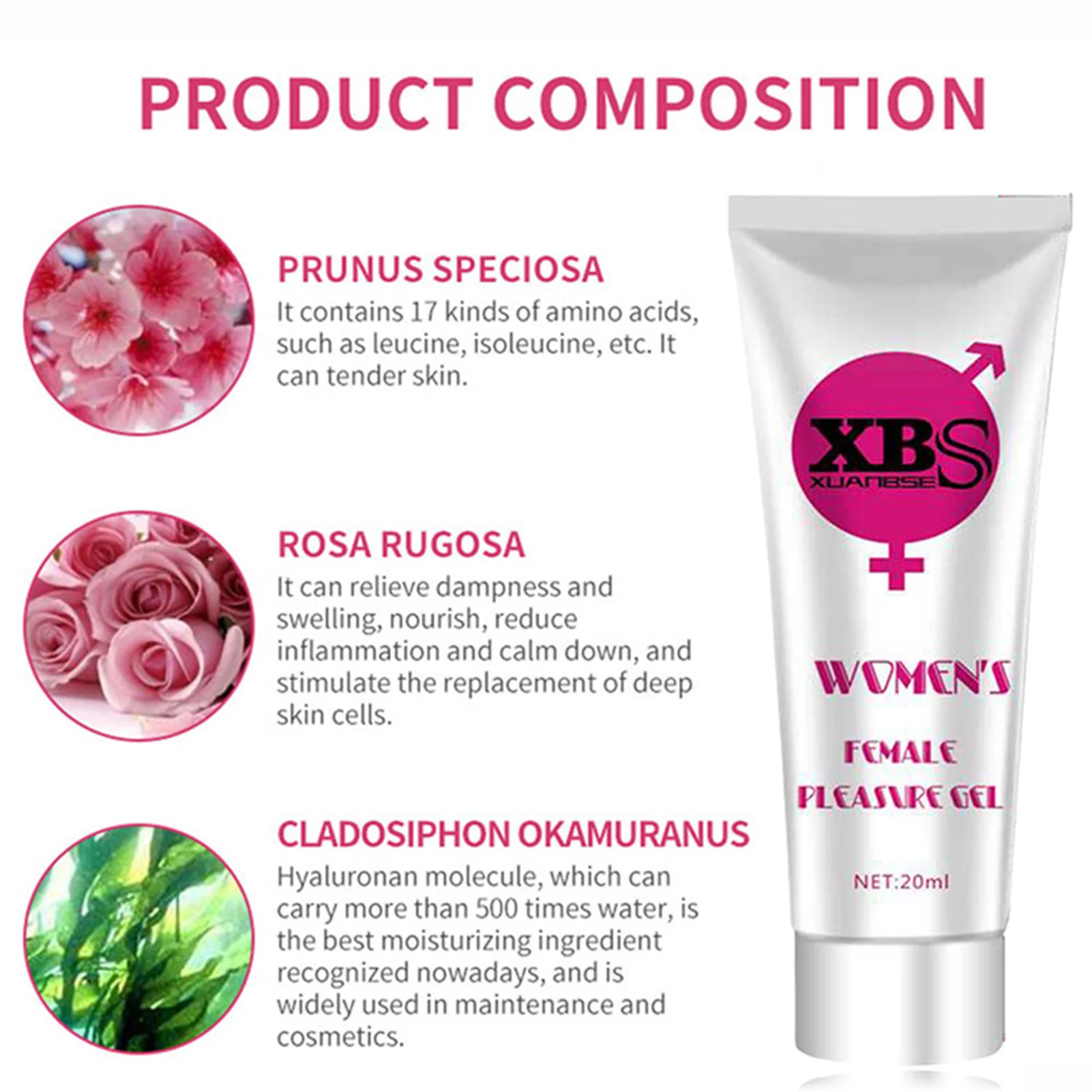 Female Pleasure Enhancing Gel Keep Excited Promote  Vaginal Lubricant for Women Honeymoon Sex