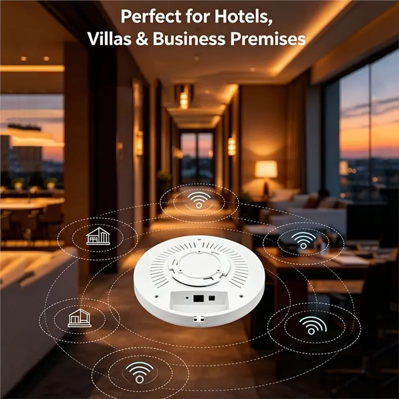 LXYB18B AX3000M Wifi6 Ceiling AP Wireless Indoor Access Point Gigabit POE RJ45 Dual Band 2.4Ghz/5Ghz Wifi Repeater Router