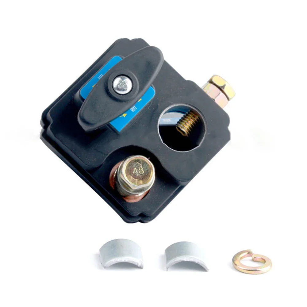 

Easy Installation 12-48V Switch Power Management Black Color Fitting Range 10-20mm Automotive Battery Control Switch