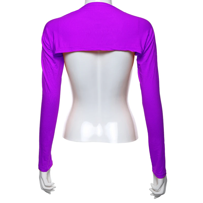 Maniche lunghe morbide Copri braccio elastico islamico Bolero Coprispalle Manica da donna sotto la maglietta Protezione solare Maniche lunghe da braccio