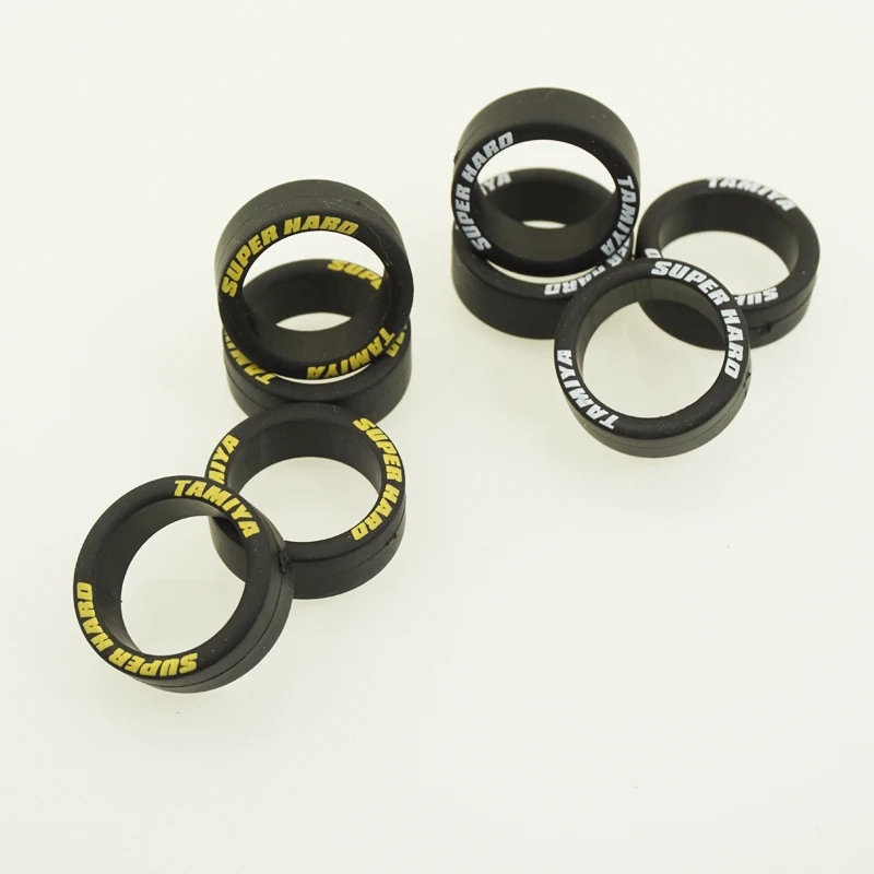 self-made tamiya mini 4wd parts tires super hard black/red/grey white/yellow lettering 324 store