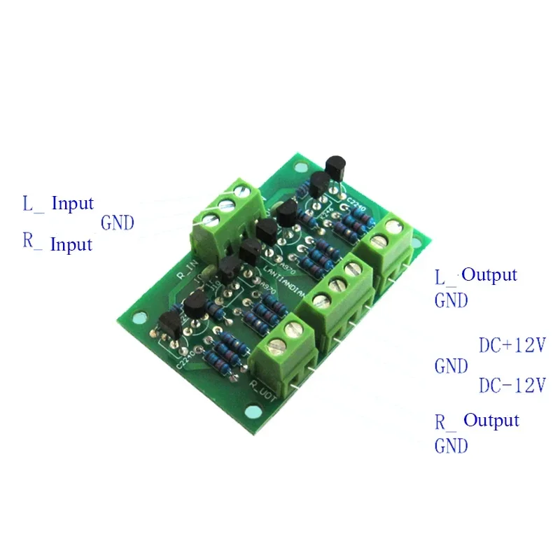 DLHiFi Preamplifier Buffer Preamp 2SK246 2SJ103 C2240 A970 For HiFi CD Player Amplifier