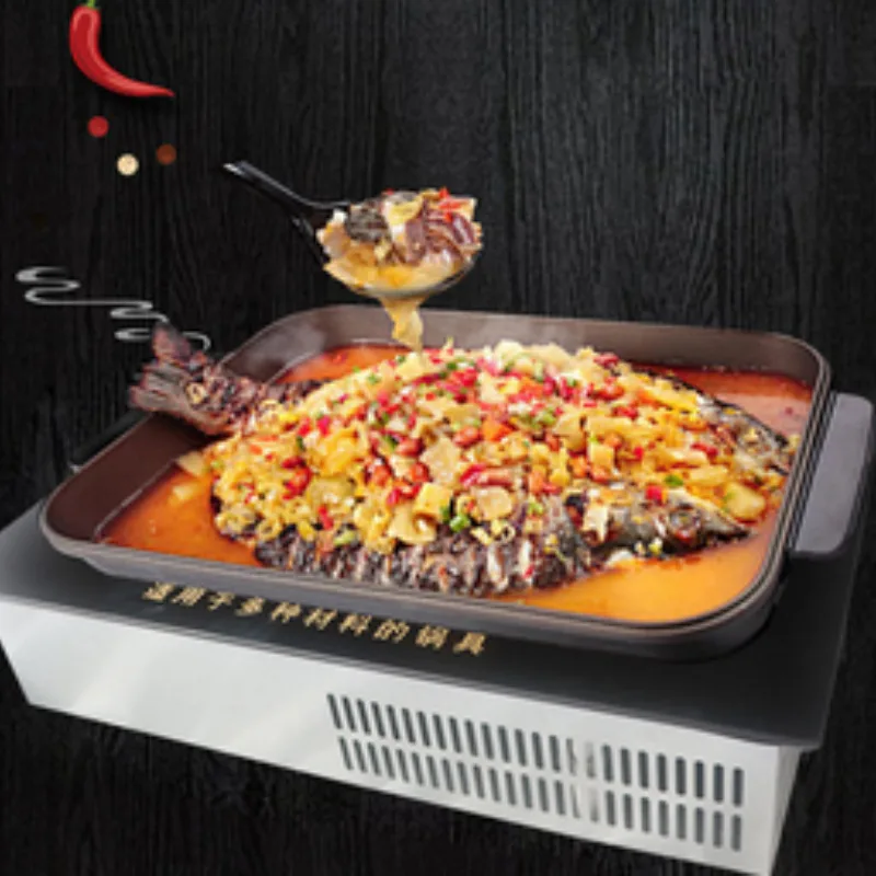 

Rectangle electric ceramic stove, Malatang string incense electric ceramic stove, commercial grilled fish stove