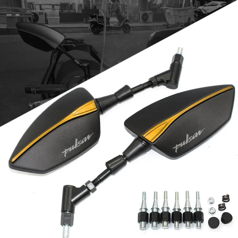 Para Bajaj Pulsar 200 NS/200 RS/200 como todo el año Strom Thread espejos retrovisores traseros izquierdo derecho