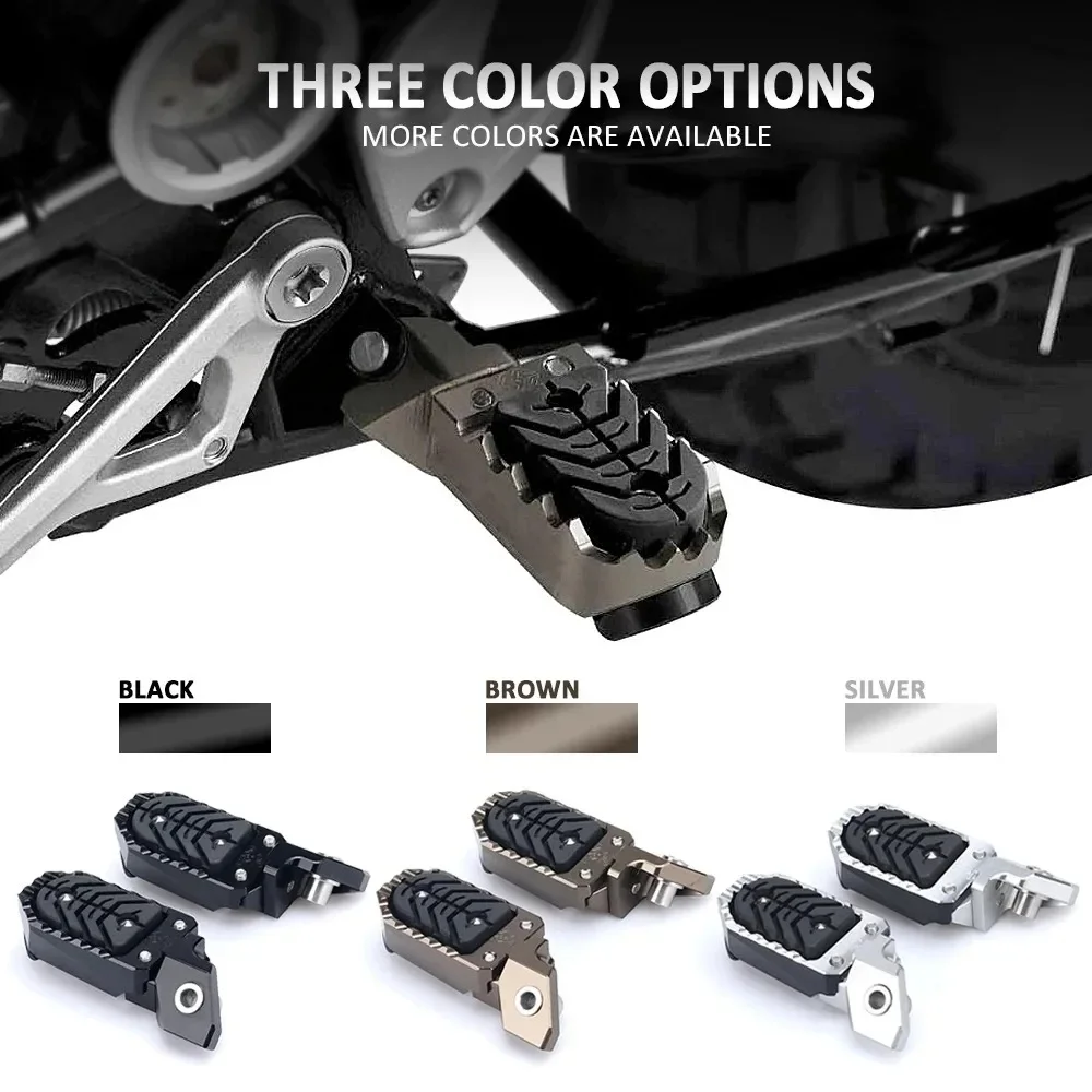 

New R1250GS Adventure R1200GS Motorcycle Front Foot Pegs Adjustable Footrest Footpegs For BMW R 1200 GS ADV R 1250 GS Adventure