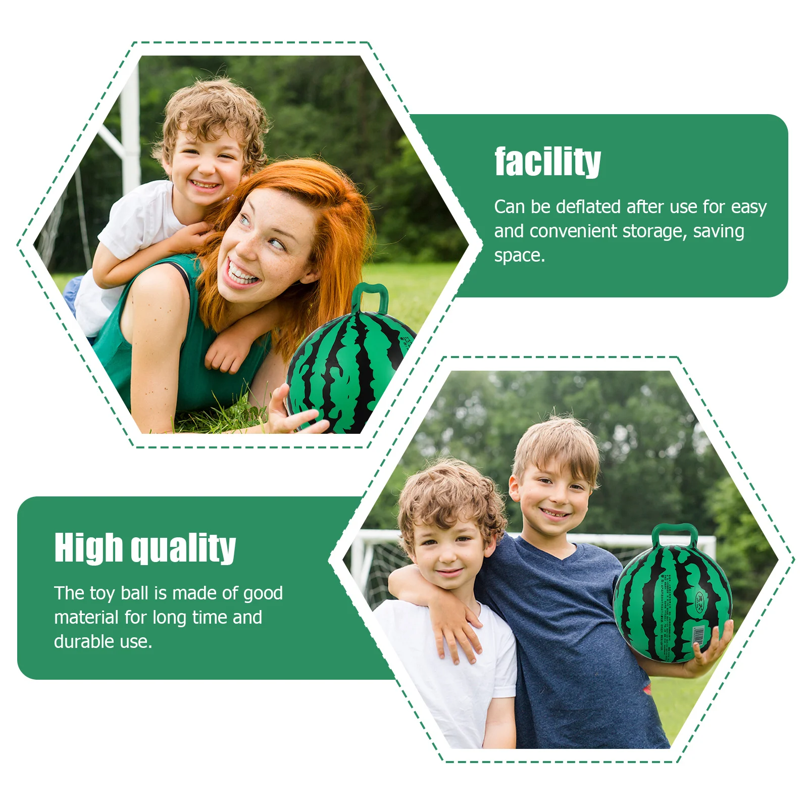 3 pces inflável grosso material do pvc à prova de explosão resistente ao impacto para crianças leve seguro fácil