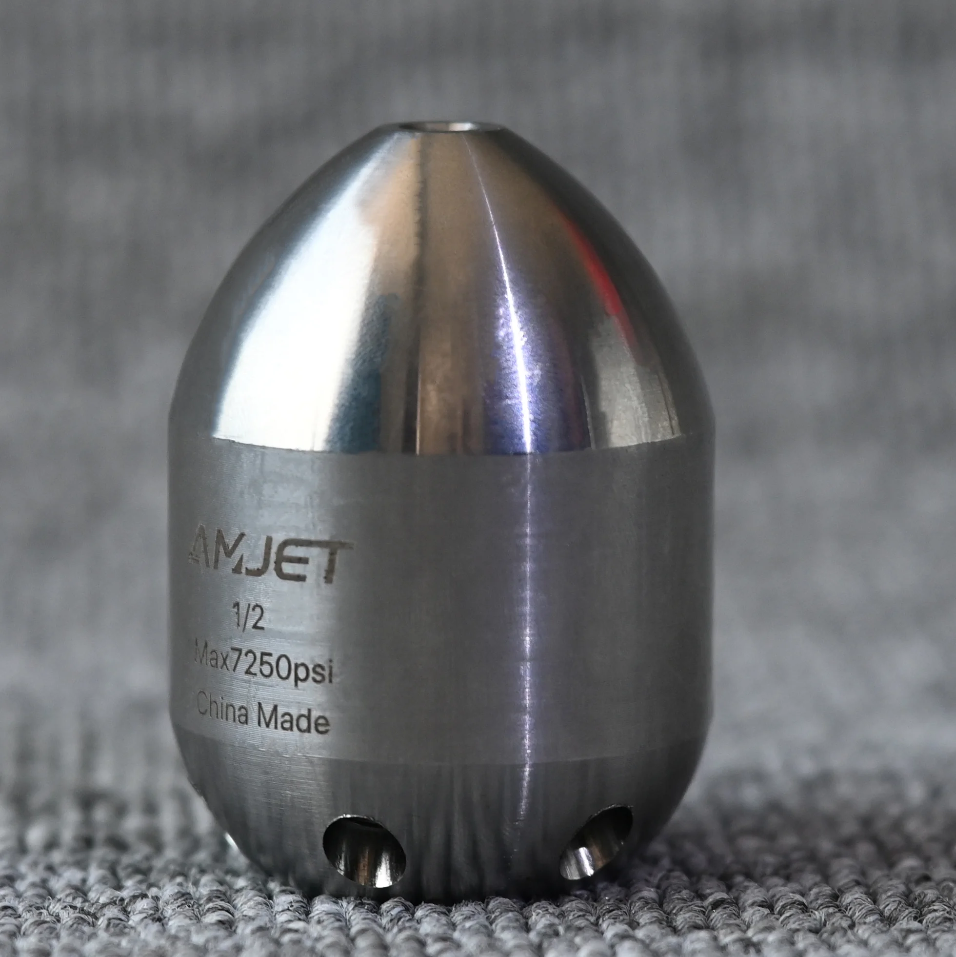 

Sewer Pipe Cleaning Nozzle 6 Spray Holes Behind the Speciasewer Cleaning Nozzle for Municipal Pipeline Cleaning