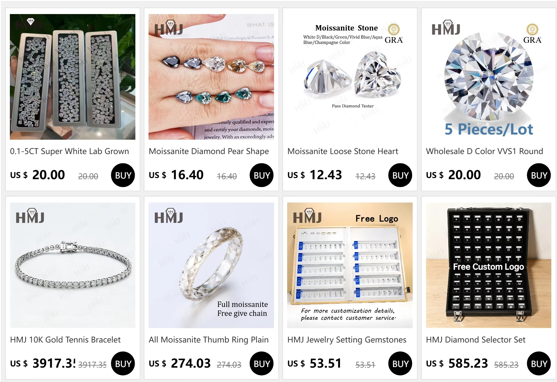 Moissanit-Diamant, mehrfarbig, rund, 100 Facetten, mit GRA-Zertifikat, DIY-Ring, Halskette, Ohrringe für die Schmuckherstellung, Großhandel – Detail 1