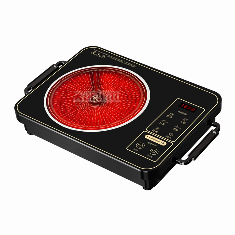 Yunlin Li 2200W Stir-fry Cooktop Electric Ceramic Stove Household Energy-saving Cooking Unit multifunctional