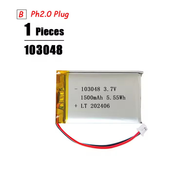 3.7V Lipo Battery Ph2.0 Plug Rechargeable Lithium Battery 3.7V For PS4 Humidifiers GPS Navigation  Bluetooth Speaker MP3 MP4 - Image 23