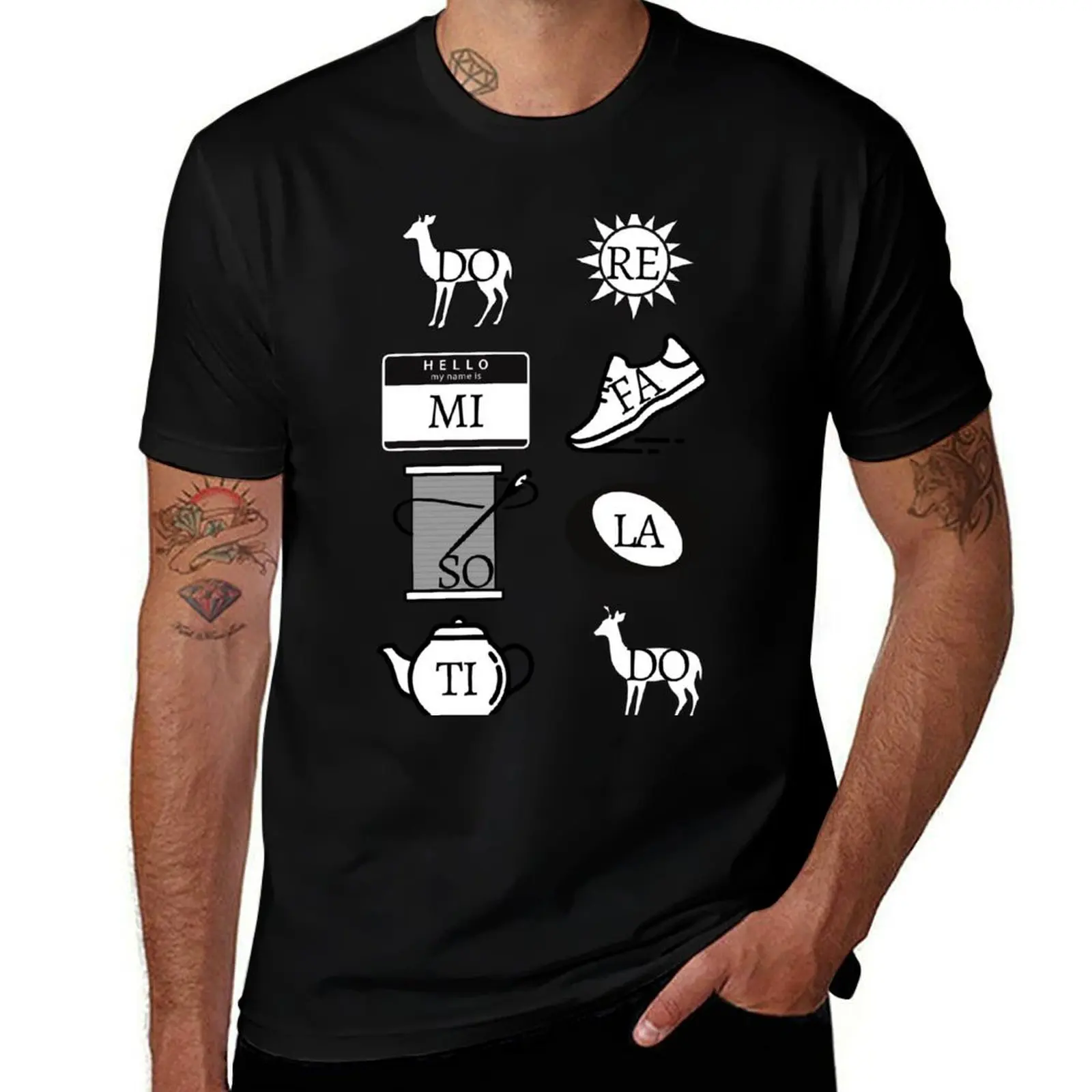 Do Re Mi - Sound of Music Icons T-Shirt Sweat Absorbing Sports Tee Shirt T-Shirt