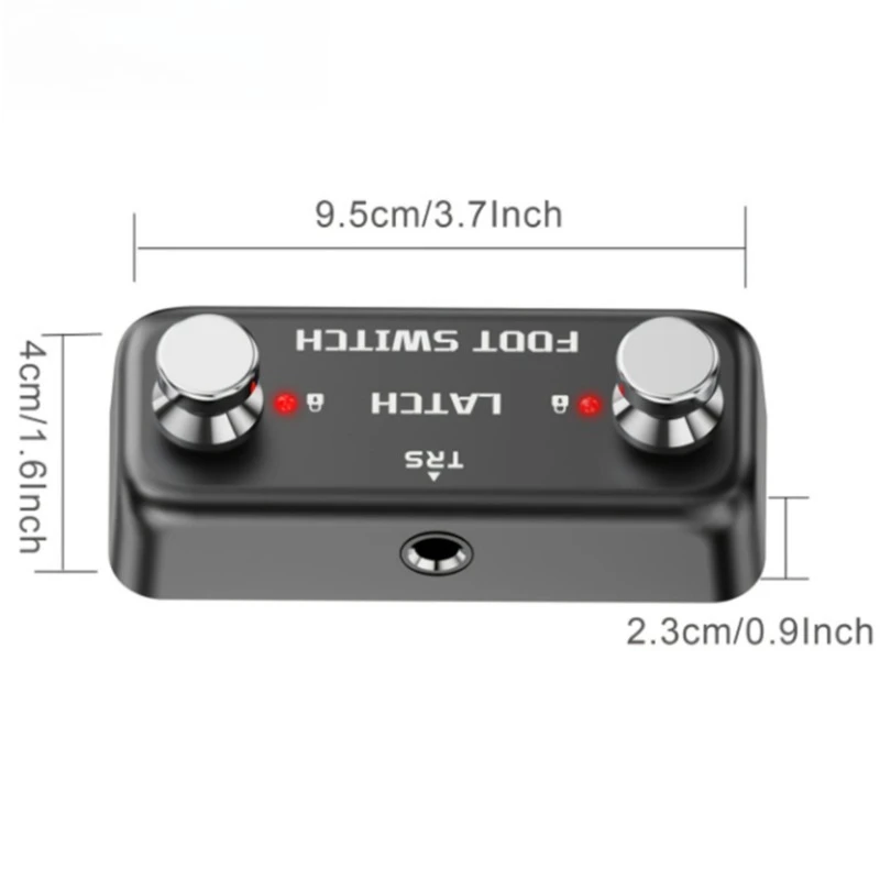 Double Pedal Footswitch with Lock Guitar Effect External Pedal Control