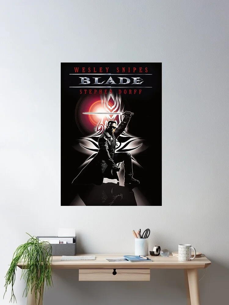 Blade Movie, Art Print Canvas Poster, Living Room Decor, Home Wall Picture