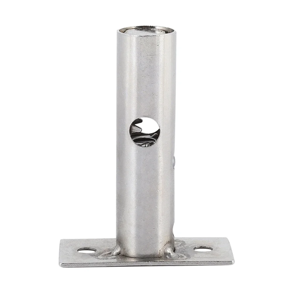 Stainless Steel Door Lock Hardware Pipe Tube Well Insert Locks With Lock Buckle And Key For Families