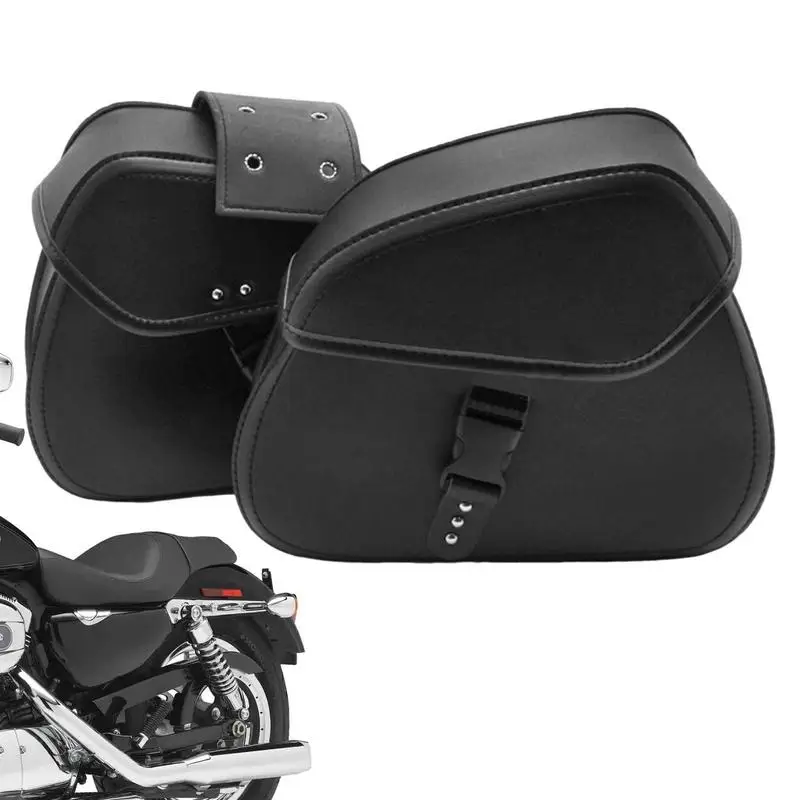 

2pcs Touring Motorbike Saddle Bag Motorcycle Waterproof Panniers Box Backpack Side Tools Pouch Bike Rear Seat Bag Accessories