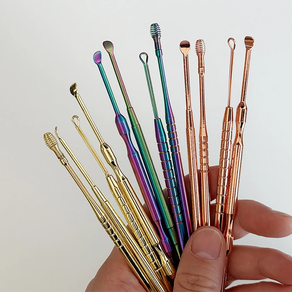 

Инструмент для чистки ушей: портативная ложечка-кюретка из нержавеющей стали для ухода за ушами