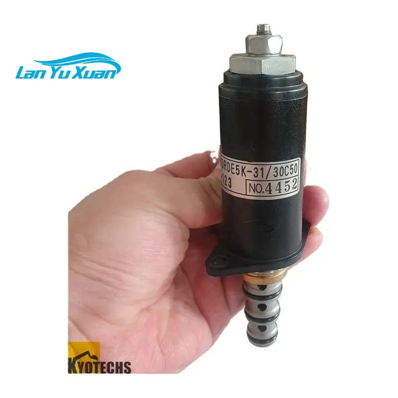 Excavator spare parts SK200-8 Solenoid Valve YN35V00052F1 KDRDE5K-31/30 C50-123 for Kobelco