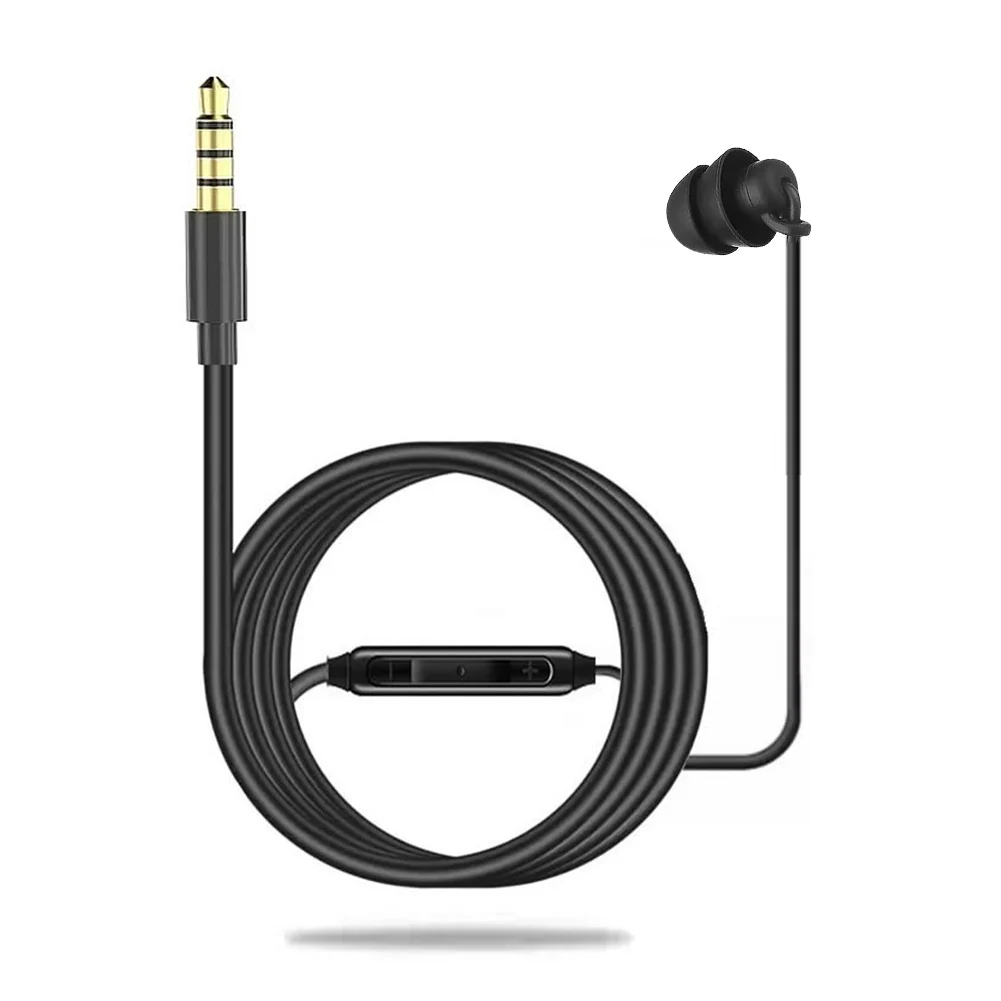 

3.5mm/Type-c Wired Earbuds In Ear Headphone One Side Earplugs with Mic Wired Headset Soft Silicone for Android Phone MP3 Players
