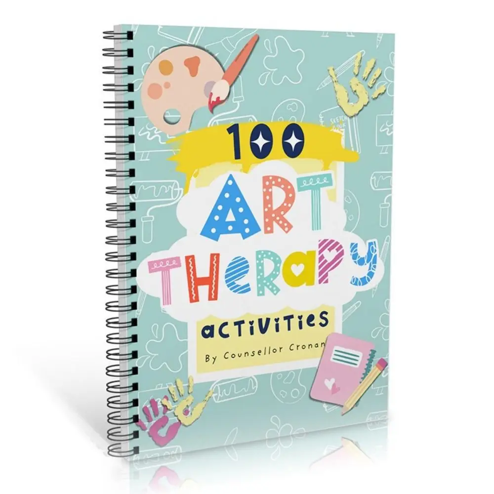Art Plan Table Art Drawing Patterns Notebook 100 กิจกรรมบําบัด ดินสอสีน้ํา Art & Emotions Guidebook